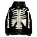 VANSON Vanson каркас bo-n мех Zip Parker . Skull череп ..f-tiFUR ZIP JACKET BONE HOODI NVSZ-2521 Biker внешний 