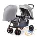  twin коляска Buggy 2 человек .. для коляска на поверхность легкий .. для крепкий складной shemhen можно выбрать 3 цвет Kids baby безопасность перевозка салон подарок 