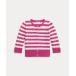 POLO RALPH LAUREN / Polo Ralph Lauren ( baby ) полоса do Mini кабель хлопок кардиган 