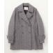 GRACE CONTINENTAL / Grace Continental herringbone pea coat 