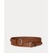 LAUREN RALPH LAUREN / low Len Ralph Lauren кожа двойной пряжка s tuck do широкий ремень 