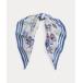 LAUREN RALPH LAUREN / low Len Ralph Lauren Logo цветочный шелк квадратное шарф 