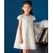 BeBe Petits Pois Vert / �x�x �v�` �|�� ���F�[�� �t�����[���[�X�h���イ�����s�[�X(95~150cm)