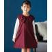 BeBe Petits Pois Vert / �x�x �v�` �|�� ���F�[�� �t�����g���{���^�b�N�W�����p�[�X�J�[�g(95~160cm)