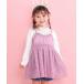 SLAP SLIP /s LAP slip me Lee go- Land принт футболка +chu-ru Cami One-piece (90~130cm)