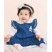 SLAP SLIP BABY /s LAP slip baby рукав оборка One-piece +bruma выставить baby (70~80cm)