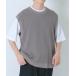 URBAN RESEARCH ITEMS / Urban Research item z[ контакт охлаждающий / антибактериальный ] высокофункциональный вязаный лучший +5 минут рукав футболка set( приятный надеты серии )