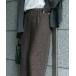 URBAN RESEARCH ITEMS / Urban Research item z ворсистый гонки брюки 
