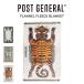 POST GENERAL FLANNEL FLEECE BLANKET / фланель флис покрывало 90×150cm покрывало на колени 