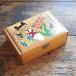  Showa Retro kokeshi. map маленький коробка ( большой ) A / античный туалетный столик дерево box маленький коробка бардачок Showa HK-a-01442