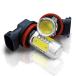 LED противотуманая фара H8/H11/H16( местного производства машина )COB chip 7.5W 1600 люмен 6500K 2 шт. комплект бесплатная доставка 