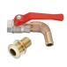  судовой туалет для мяч клапан(лампа) & Through Hull шланг для 19mm (3/4)
