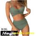  купальный костюм бикини верх и низ в комплекте 2 позиций комплект женский раздельный купальный костюм выставить задний лента . накладка имеется одноцветный модный resort 
