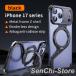�y �ziPhone 17 Pro Max iphone 16 pro �A�C�t�H�� 16 �P�[�X ���^���t���[�����X �A���~���� 360����]�X�^���h�t�� ���^�������p�P�[�X MagSafe�Ή�