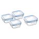  Rech жаростойкий стекло контейнер 4P комплект ME-7397