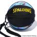  мяч сумка губка Bob нижний The si- голубой 49-001SBU море баскетбол мяч место хранения 27cm Spalding 25AW стандартный товар 