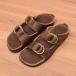 QUODDY(koti)[MADE IN U.S.A.] "LEWISTON" DOUBLE RING SANDAL ( двойной кольцо сандалии ) BROWN