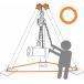 HELIX �O�r�w�b�h �O�r�w�b�h�p�X�p�C�N 1t �`�F�[���u���b�N�p 1000kg �O�r�w�b�h�x�[�X �֘A�摜5