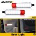 AUXITO 2���� LED �h�A�p�l�����C�g �J�[�e�V�[�����v 12V �V�{���[ �A�o�����` �T�o�[�o�� �V���o���[�h �N���V�b�N 1500 2500 3500 HD �^�z�p