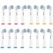[ сменный товар ] Brown Oral B заменяемая щетка электрический зубная щетка мягкость первоклассный шерсть щетка EB60-X соответствует сменный щетка многофункциональный щетка 16шт.
