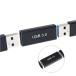 USB3.0 �ϊ� �A�_�v�^ 2�Z�b�g ���X ���X ���� ���p �R�l�N�^  �����A�_�v�^  A�^�C�v 5Gbps �����f�[�^�]�� �֘A�摜1