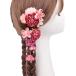 髪飾り 花 和装 和風 成人式 つまみ細工 七五三 2点セット MDM(花セット‐ピンク)通販 着物　振袖　格安レンタル