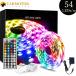 LED лента свет RGB led лента свет [ 5m 10m выбор ] закрытый ...20 цвет модель 44 ключ дистанционный пульт style свет тонировка цвет DIY SMD5050 54LEDs/m супер высокая яркость непрямое освещение разрез 