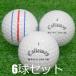 Lost Ball мяч для гольфа 2023 Callaway E*R*C SOFT белый 6 лампочка комплект б/у A разряд специальный отбор Callaway i-a-rusi- soft . удар лампочка чувство . удивительно. скол белый 