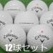  Lost Ball мяч для гольфа Callaway Golf CHROME SOFT X белый 12 лампочка комплект б/у B разряд прекрасный товар Callaway Хромированный soft X... . растояние . осуществление бесплатная доставка 