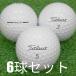 Lost Ball мяч для гольфа Titleist 2025 Pro V1 белый 6 лампочка комплект б/у B разряд прекрасный товар Titleist Pro V1 скорость * вращение * удар чувство, все . высота следующий изначальный ..!