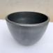 BLACK PLASTIC POT�yBOWL TYPE�z15cm�~11cm �� �v���� 5�� �A�ؔ� �u���b�N�|�b�g ������� ���������� ���� �K�� �{�E�� �ۂ� marvista greenship �֘A�摜1