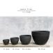 BLACK PLASTIC POT�yBOWL TYPE�z15cm�~11cm �� �v���� 5�� �A�ؔ� �u���b�N�|�b�g ������� ���������� ���� �K�� �{�E�� �ۂ� marvista greenship �֘A�摜5
