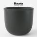 Maceta PlasticPot|BowlLong[Size10]Φ184mm×H161mm внутренний диаметр 167mmmase tap la горшок цветочный горшок чёрный коврик матовый осушение . модный салон длина горшок глубокий горшок 6 номер реальный сырой . АО 