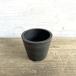 BLACK PLASTIC POT�ySTANDARD TYPE�z8cm�~6.5cm �� �v���� 3�� �A�ؔ� �u���b�N�|�b�g ������� ���������� ���� ������ ���J�o�[ marvista greenship �֘A�摜1