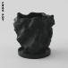 CRAG POT[BLACK]Φ16cm×H16cm цветочный горшок керамика 5 номер модный симпатичный . корень бонсай шт ..ti tail tech s коричневый агава много мясо . корень klag pot скала коврик чёрный 