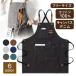  Work apron canvas canvas stylish men's lady's work for apron apron childcare worker large size gardening Cafe work for DIY camp plain 