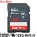 �y���[���� ���������z �T���f�B�X�N SDSDUNR-128G-GN3IN Ultra SDXC�������[�J�[�h UHS-I Class10 128GB �y���[�z