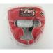  новый TWINS Twins натуральная кожа кикбоксинг headgear head защита красный S размер 