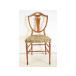 dn-13 1920 period England made antique walnut he pull white shell back dining chair chair chair chair side chair 