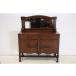 sb-9 1930 period England made antique oak mirror back sideboard bafe living storage furniture 