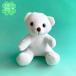  Mini размер. белый Bear. мягкая игрушка (1 body ) конечный продукт свадьба wellcome кукла .. подарок медведь 