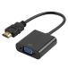 HDMI to VGA�Ѵ������ץ��� �ߴ��� hdmi vga�Ѵ������֥� D SUB 15�ԥ�HDMI ���� to VGA �᥹ 1080P ��®���� ����