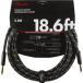 Fender USA [ большой подведение счетов распродажа ] Deluxe Series Instrument Cable Straight/Straight 18.6' (Black Tweed) (#0990820080)