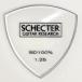 SCHECTER 100% земля ... гитара pick ZERO PICK SPD-EZ10CL (TRIANGLE/1.25mm)