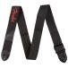 Fender USA [ получение заранее сильно сниженная цена распродажа ] Fender Black Polyester Logo Straps (Black/Red) [0990662015]