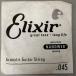 ELIXIR 15145 ƥåХ鸹 .045 ACOUSTIC 80/20 BRONZE NANOWEB