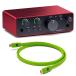 Focusrite Scarlett Solo gen4 + OYAIDE производства высокое качество USB кабель комплект (Type C to C 1.0m)(2in2out*USB-C аудио интерфейс )( four ka...
