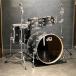 dw Collector's Hybrid Shell PurpleCore/Maple 4pc Drum Kit [BD22,FT16,TT12&amp;10 / Grey Crystal]