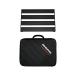 MONO Pedalboard Rail Small, Black and Stealth Club Accessory Case, Black [PFX-PBR-S-BLK-BDL]