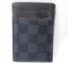 FtHn466731 Louis * Vuitton футляр для карточек Damier * кобальт парусина N63217 мужской LOUIS VUITTON б/у 